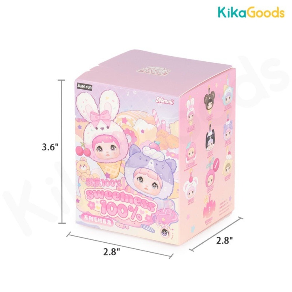 Nommi Sweetness 100% Plush Blind Box Sealed Kawaii Mystery‎ Collectible Toy Gift